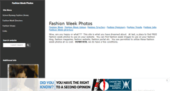 Desktop Screenshot of fashionweekphotos.com